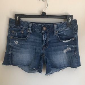 American eagle midi shorts